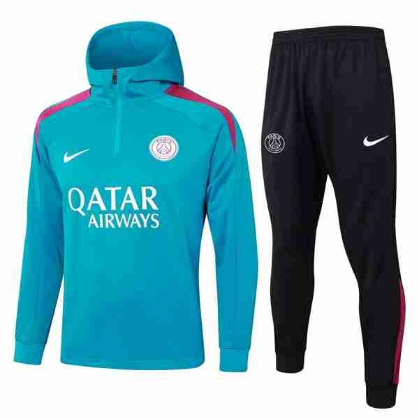 Sudadera Con Capucha PSG 2024-2025 Verde 3 Sudadera Con Capucha Paris Saint Germain 2024 2025 Verde