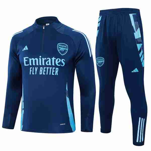 Sudadera De Training Arsenal 2024-2025 Azul 3 Sudadera Entrenamiento Arsenal 2024 2025 Azul