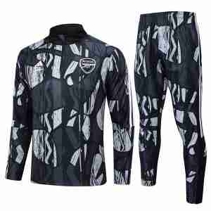 Sudadera Entrenamiento Arsenal 2024 2025 Negro Gris