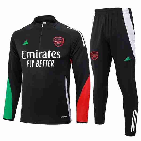 Sudadera De Training Arsenal 2024-2025 Negro 3 Sudadera Entrenamiento Arsenal 2024 2025 Negro