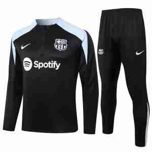 Sudadera Entrenamiento FC Barcelona 2024 2025 Negro Gris