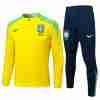 Sudadera Entrenamiento Brasil 2024 2025 Amarillo Verde