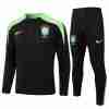 Sudadera Entrenamiento Brasil 2024 2025 Negro Verde