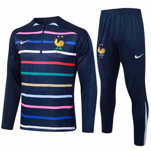 Sudadera De Training Francia 2024-2025 Azul 5 Sudadera Entrenamiento Francia 2024 2025 Azul