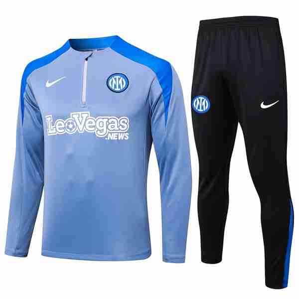 Sudadera De Training Inter Milan 2024-2025 Gris Azul 3 Sudadera Entrenamiento Inter Milan 2024 2025 Gris Azul