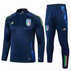 Sudadera Entrenamiento Italia 2024 25 Azul