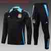 Sudadera Entrenamiento Niños Argentina 2024 2025 Negro Azul