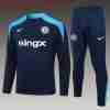 Sudadera Entrenamiento Niños Chelsea 2024 25 Azul