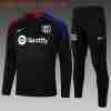Sudadera Entrenamiento Niños FC Barcelona 2024 2025 Negro Azul