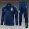 Sudadera Entrenamiento Niños Italia 2024 2025 Azul