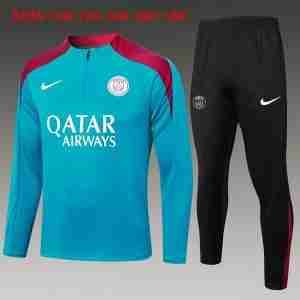 Sudadera Entrenamiento Niños Paris Saint Germain 2024 2025 Azul
