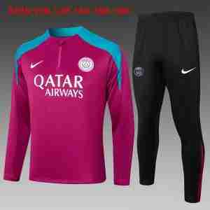 Sudadera Entrenamiento Niños Paris Saint Germain 2024 2025 Purpura Rojo