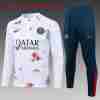 Sudadera Entrenamiento Niños Paris Saint Germain 2024 2025 Rojo Blanco