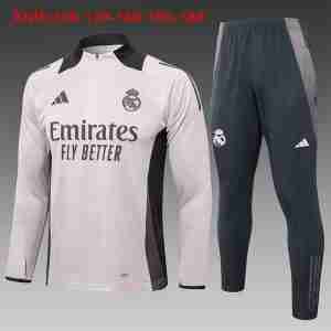 Sudadera Entrenamiento Niños Real Madrid 2024 2025 Rosa