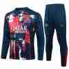 Sudadera Entrenamiento Paris Saint Germain 2024 2025 Rojo Azul