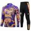 Sudadera Entrenamiento Real Madrid 2024 2025 Purpura Amarillo