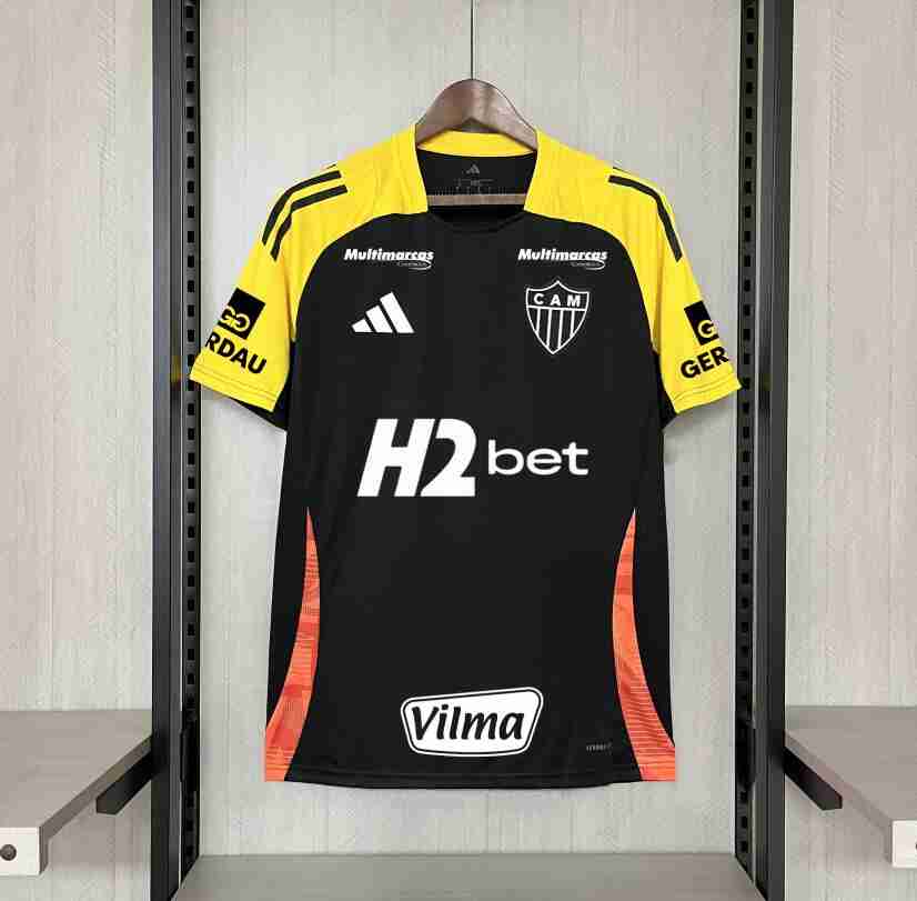 Tailandia Equipacion Atletico Mineiro Entrenamiento 2025 2026 Negro Tailandia Equipacion Atletico Mineiro Entrenamiento 2025 2026 Negro