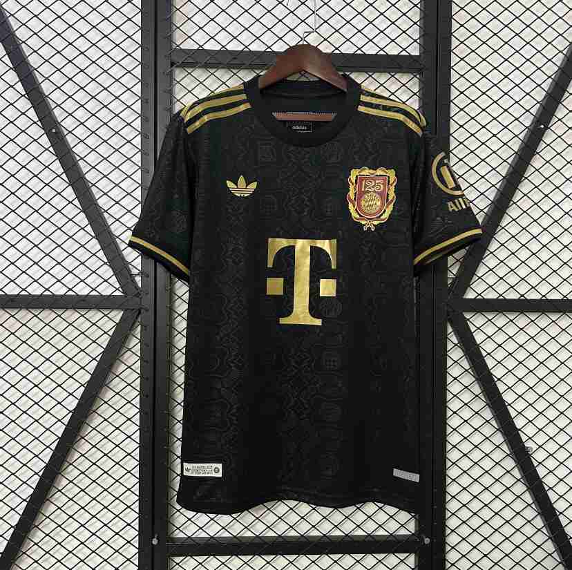 Tailandia Equipacion Bayern Munich 125th 2025 2026 Negro Tailandia Equipacion Bayern Munich 125th 2025 2026 Negro