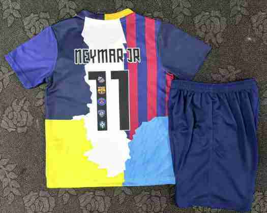 Equipacion Santos Conjunto Niños Neymar Especial 2025 2026_1 Equipacion Santos Conjunto Ninos Neymar Especial 2025 2026 1