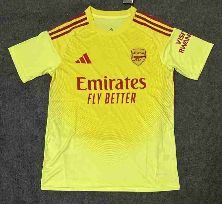 Tailandia Equipacion Arsenal Portero 2025 2026 Tailandia Equipacion Arsenal Portero 2025 2026