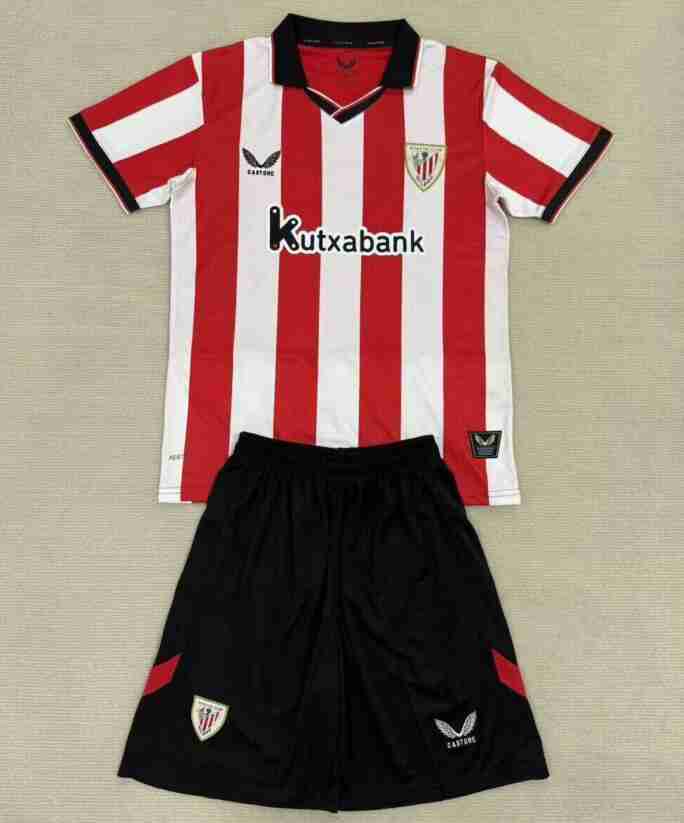 Equipacion Athletic Bilbao Conjunto Niños Primera 2025 2026 Equipacion Athletic Bilbao Conjunto Ninos Primera 2025 2026