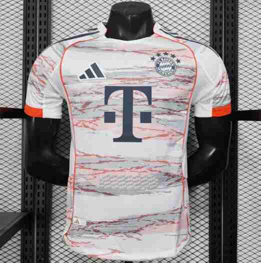 Equipacion Bayern Munich Jugador Versión Segunda 2025 2026 Blanco Equipacion Bayern Munich Jugador Version Segunda 2025 2026 Blanco