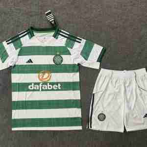 Equipacion Celtic Glasgow Conjunto Niños Primera 2025 2026