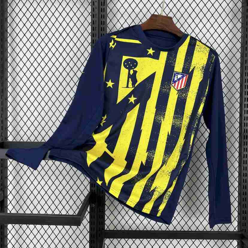 Tailandia Equipacion Atlético De Madrid Manga Larga Pre Match 2025 2026 Tailandia Equipacion Atletico De Madrid Manga Larga Pre Match 2025 2026