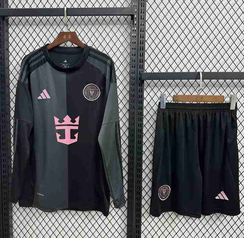 Tailandia Equipacion Conjunto Inter Miami Manga Larga Segunda 2025 2026 Tailandia Equipacion Conjunto Inter Miami Manga Larga Segunda 2025 2026