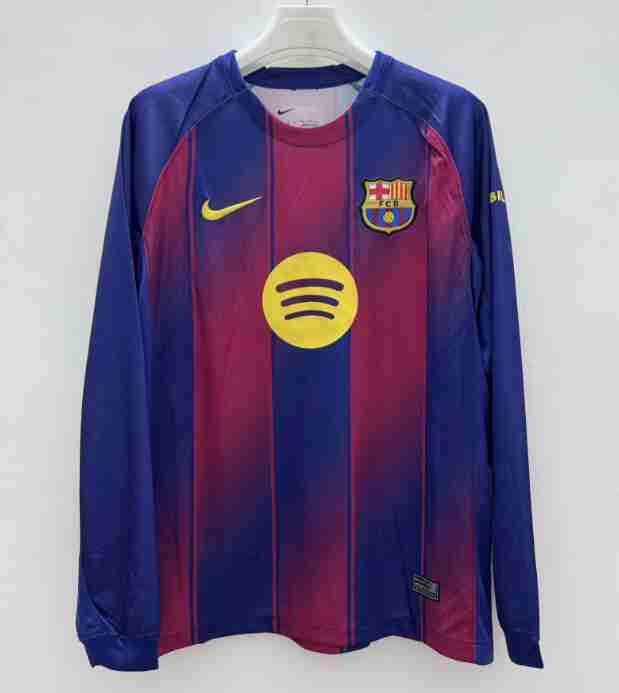 Tailandia Equipacion FC Barcelona Manga Larga Primera 2025 2026 Tailandia Equipacion FC Barcelona Manga Larga Primera 2025 2026 1