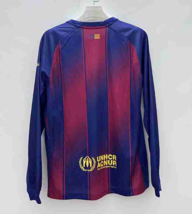 Tailandia Equipacion FC Barcelona Manga Larga Primera 2025 2026_1 Tailandia Equipacion FC Barcelona Manga Larga Primera 2025 2026 1