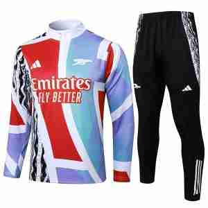 Sudadera Entrenamiento Arsenal 2025 2026 Azul Rojo