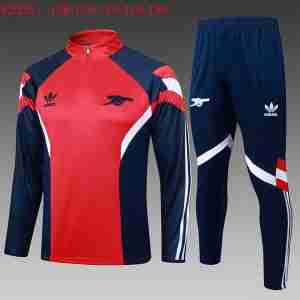 Sudadera Entrenamiento Ninos Arsenal 2025 2026 Rojo Azul