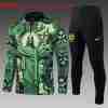 Sudadera Entrenamiento Ninos Brasil 2025 2026 Verde