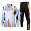 Sudadera Entrenamiento Real Madrid 2025 2026 Blanco Naranja