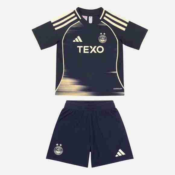 Camiseta Aberdeen 2ª Niño 2025-2026 Equipacion Aberdeen Conjunto Ninos Segunda 2025 2026