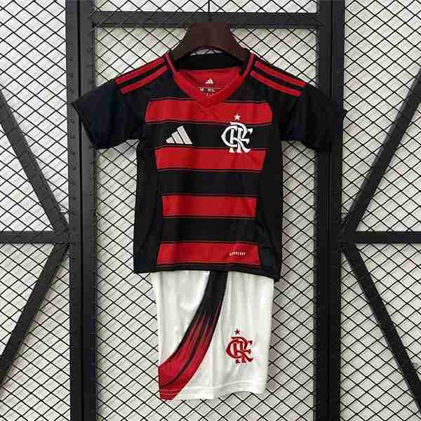 Camiseta Flamengo 1ª Niño 2025-2026 Equipacion Flamengo Conjunto Ninos Primera 2025 2026