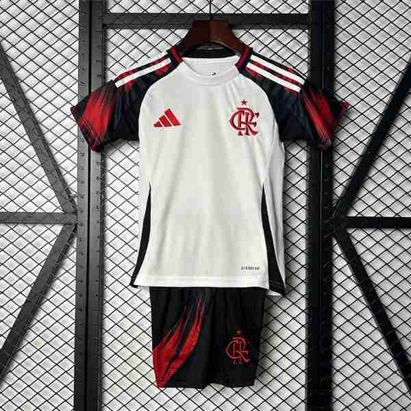 Camiseta Flamengo 2ª Niño 2025-2026 Equipacion Flamengo Conjunto Ninos Segunda 2025 2026