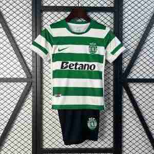 Equipacion Sporting De Lisboa Conjunto Niños Primera 2025 2026