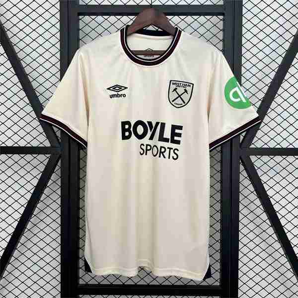 Tailandia Camiseta West Ham United 2ª 2025-2026 Tailandia Equipacion West Ham United Segunda 2025 2026