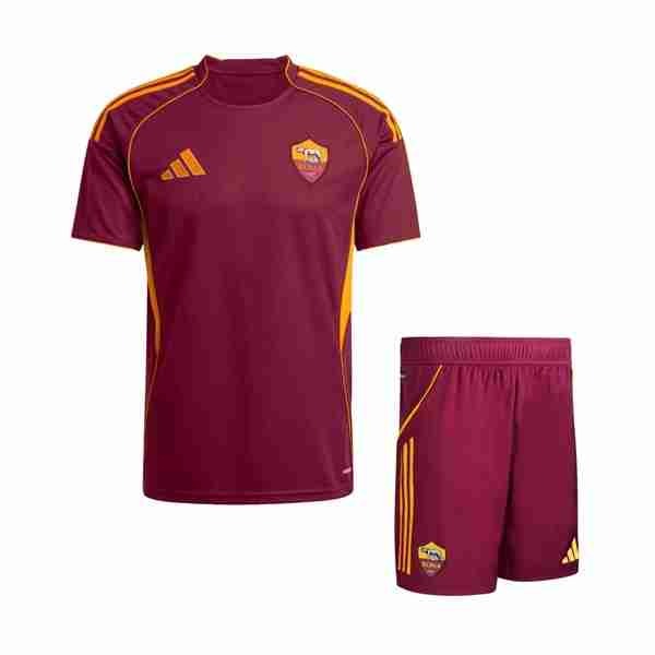 Camiseta AS Roma 1ª Niño 2025-2026 Equipacion AS Roma Conjunto Niños Primera 2025 2026