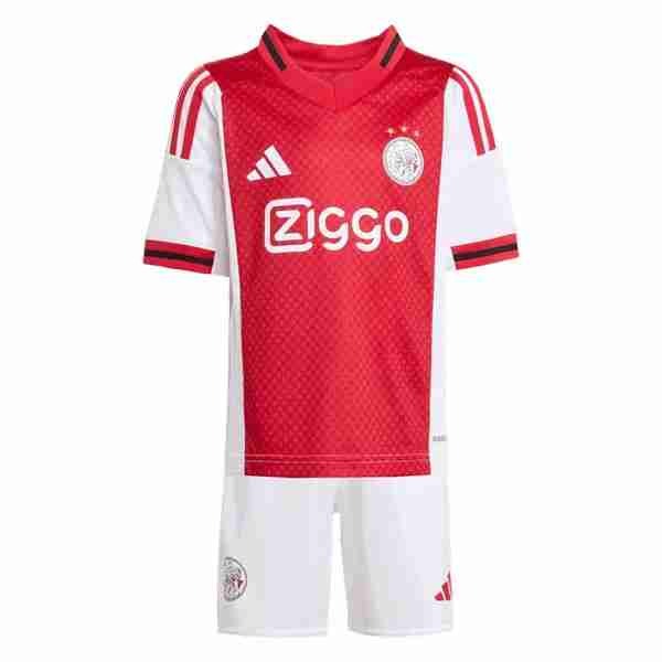 Camiseta Ajax 1ª Niño 2025-2026 Equipacion Ajax De Amsterdam Conjunto Ninos Primera 2025 2026