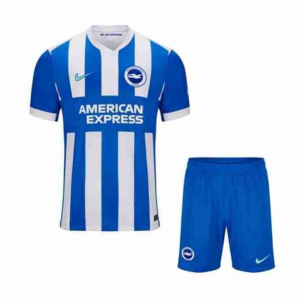 Camiseta Brighton & Hove Albion 1ª Niño 2025-2026 Equipacion Brighton Conjunto Niños Primera 2025 2026