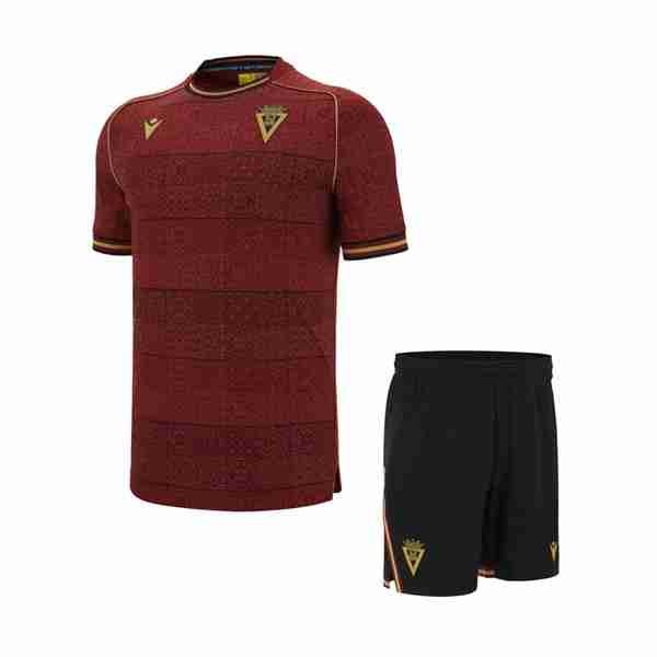 Camiseta Cádiz 2ª Niño 2025-2026 Equipacion Cádiz CF Conjunto Niños Segunda 2025 2026