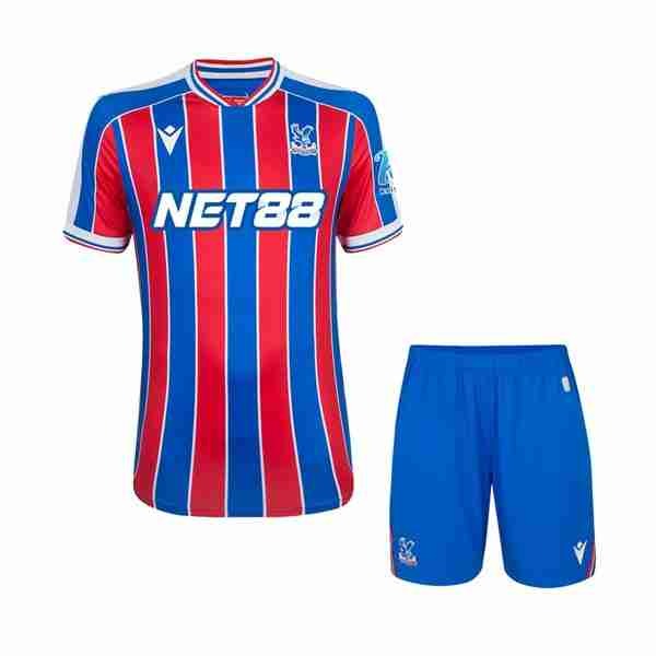Camiseta Crystal Palace 1ª Niño 2025-2026 Equipacion Crystal Palace Conjunto Niños Primera 2025 2026