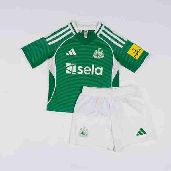 Camiseta Newcastle United 2ª Niño 2025-2026 Equipacion Newcastle United Conjunto Niños Segunda 2025 2026