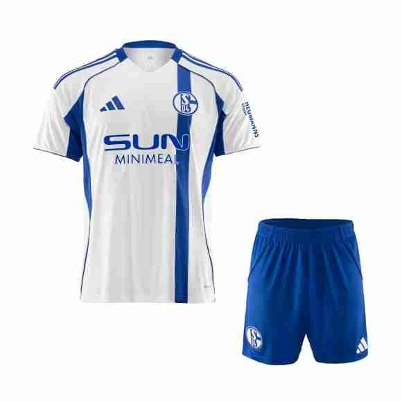 Camiseta Schalke 04 2ª Niño 2025-2026 Equipacion Schalke 04 Conjunto Niños Segunda 2025 2026
