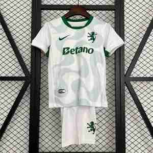 Equipacion Sporting De Lisboa Conjunto Niños Segunda 2025 2026