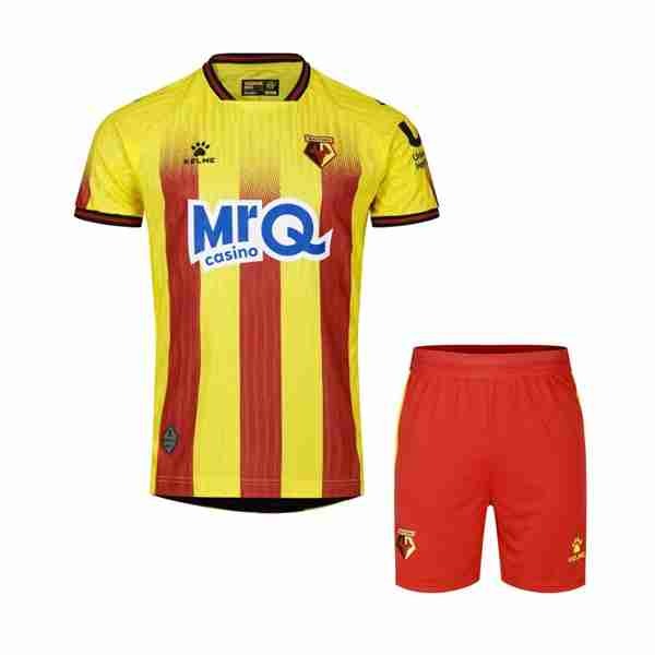 Camiseta Watford 1ª Niño 2025-2026 Equipacion Watford Conjunto Niños Primera 2025 2026