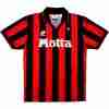 Tailandia Equipacion AC Milan Primera Retro 1993 1994 Negro Rojo